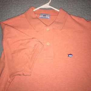 Men's Southern Tide Polo, Size 40 (Medium), Redish